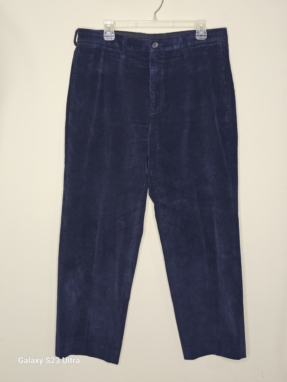 Brooks Brothers Men's Corduroy Pants in Deep Navy